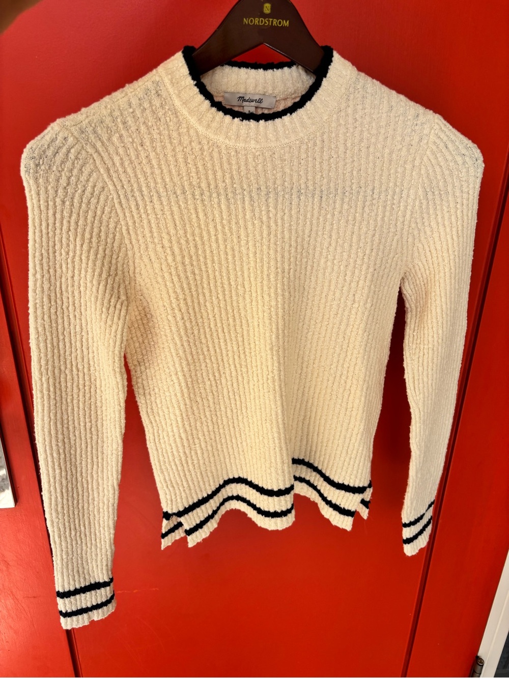Madewell Bouclé-Knit Crewneck Sweater